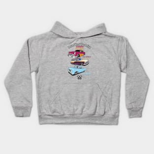 Three Classic Hot Rods Kids Hoodie